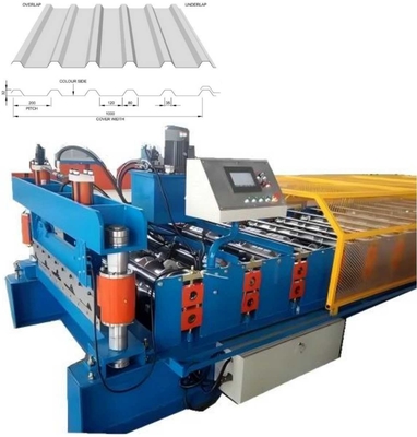 กล่องโลหะ โปรไฟล์หลังคาแผ่นม้วนเครื่องปั้น PLC ควบคุม