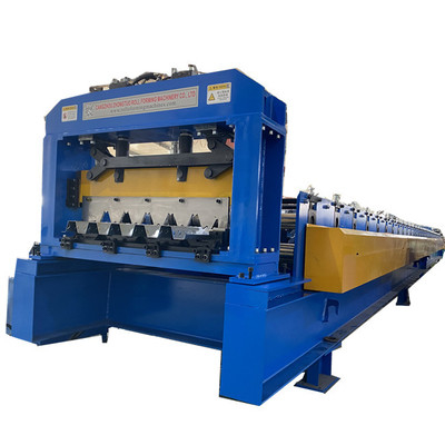 1.5′′ แบบ B Roof Deck Roof Deck Floor Decking Roll Forming Machine อุปกรณ์ที่ใช้ในการปรับปรุงกระดาษ