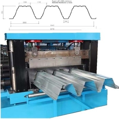 ZTRFM Anti Corrosion และ Hardened Floor Decking Forming Machine ด้วยการรักษาด้วยโครเมด