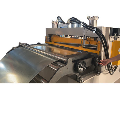 แผ่นเหล็ก โปรไฟล์ Rolling การสร้างเครื่องจักรกับไฮดรอลิก Precutter สําหรับประสิทธิภาพ