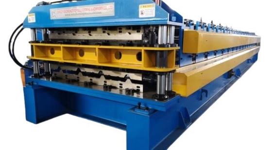 เครื่องย้ายโซ่ เครื่องทําแผ่นหลังคา 2 ชั้น สําหรับสาธารณรัฐสโลเวเนีย
