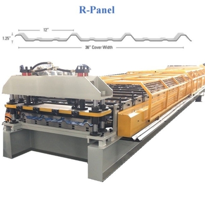 R Panel และ Ag Panel Cold Roll Forming Machine ความเร็วสูง